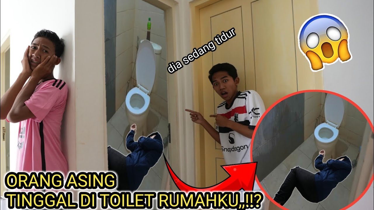PANIK😱TERNYATA SELAMA INI ADA ORANG ASING TINGGAL DI TOILET RUMAH ARIK?