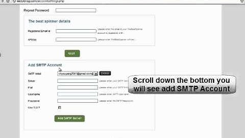 iAutoblog Tutorials - Setting up SMTP details for hotmail
