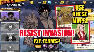 RESIST INVASION (Gouketsu) TIPS &amp; GUIDE! F2P Options &amp; Team Building! [One Punch Man: THE STRONGEST]