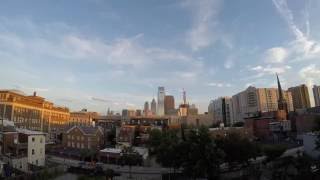 Philly Skyline Sunset Timelapse
