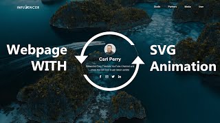 How To Make Website Using HTML, CSS, JS With SVG Animation Step By Step Tutorials