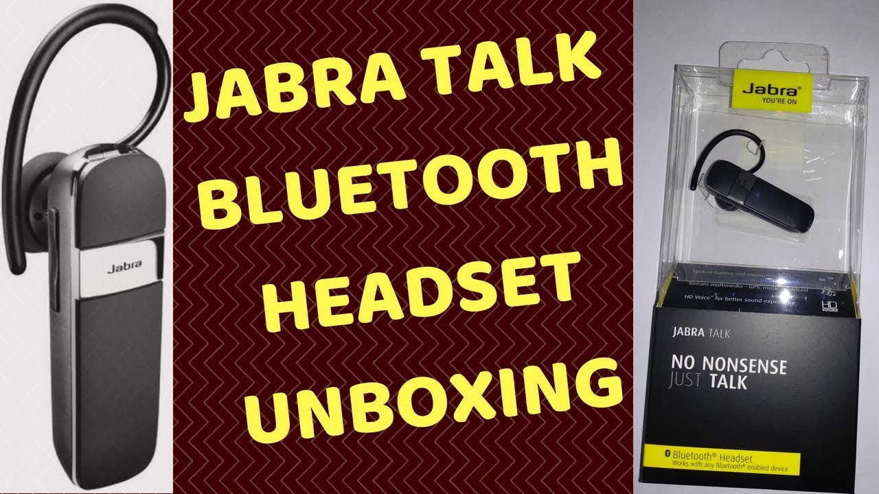 Jabra Talk Bluetooth Headset with Mic Unboxing | Bond4Tech