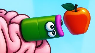 картинка: ЯБЛОЧНЫЙ ЧЕРВЬ ЛОМАЕТ МОЙ МОЗГ / Apple Worm