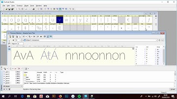 Kerning tutorial in Fontlab