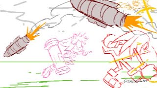 Sonic's friends vs Missiles