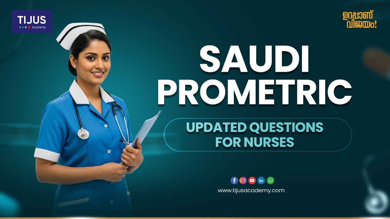 ✅Latest Saudi Prometric Exam Questions for Nurses – 2025 Update