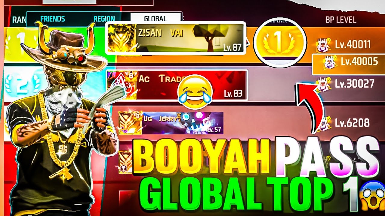 Booyah Pass Global Top 1 Trader VS ZISAN VAI YT//ব্যাজ কিনে পুরো বিশ্বে ১ নাম্বারে