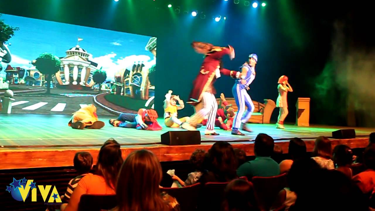 LazyTown e a Aventura do Pirata no Teatro Riachuelo