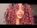 HAIR PAINT WAX | | CURLY HAIR | DOES IT WORK? | 2C/3A hair | PINK HAIR WITHOUT DAMAGE