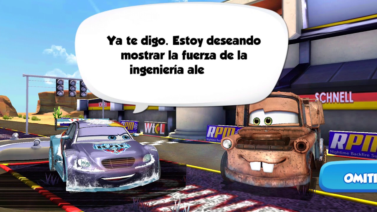 Cars: Rápido como el Rayo - Max Schnell vs Rayo McQueen 