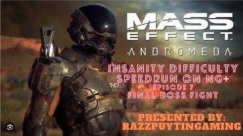 Final boss fight - Archon. Mass Effect Andromeda Insanity difficulty speedrun on NG+. Episode 7