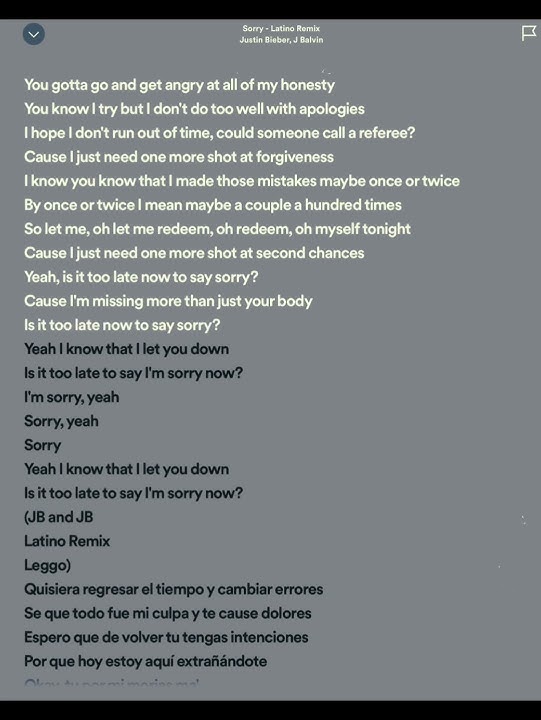 Justin Bieber- Sorry (sped up) || #lyrics