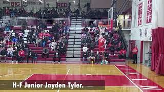 H F dunking contest 2023