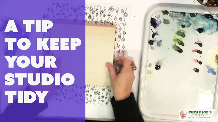 Cheap Joe's 2 Minute Art Tips - A Tip to Keep Your Study Tidy