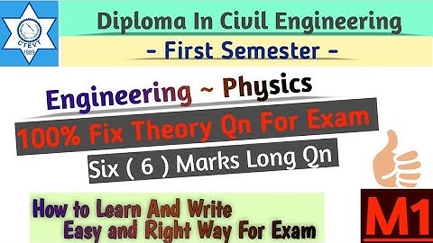 DCE First Semester Engineering Physics VVIP Theory Long Qn For Exam | 100% Fix Qn