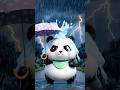 Mochi the Panda Has the SMALLEST Umbrella! 🐼☔