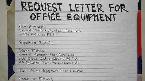 Stapsgewijze handleiding voor het schrijven van een aanvraagbrief voor kantoorapparatuur | Schrij...