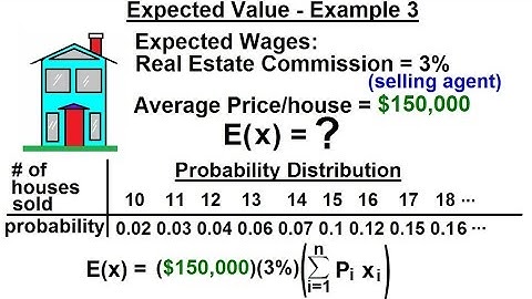 Prob & Stats - Random Variable & Prob Distribution (27 of 53) Expected Value - Example 3