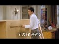 Chandler locks joey in an entertainment center  friends