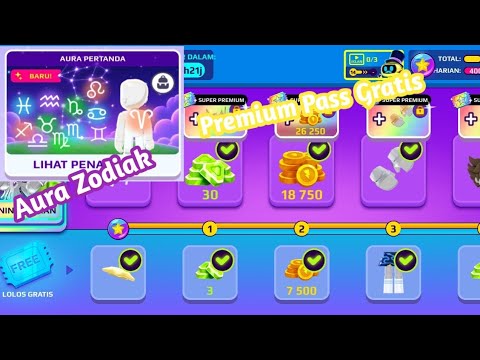 AKU MENDAPATKAN PREMIUM PASS GRATIS DARI KOTAK KEJUTAN DAN MEMBELI AURA ZODIAK