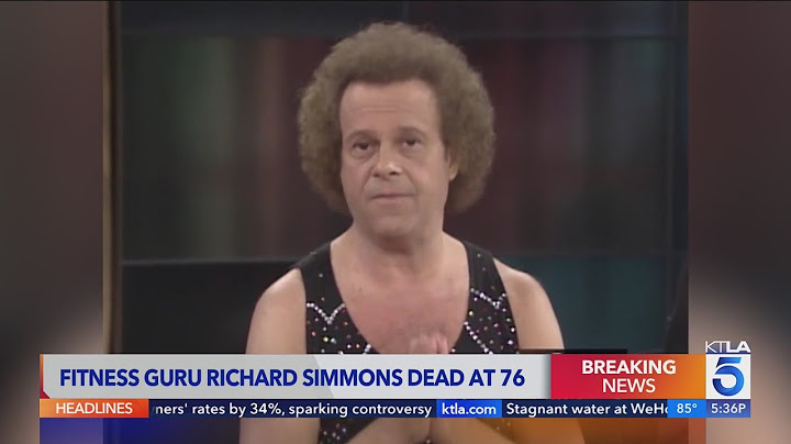 Fitness icon Richard Simmons dies at 76