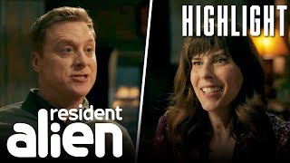 Celebrity Heather Asks Harry To Marry Her | Resident Alien (S4 E4) | SYFY Net Worth