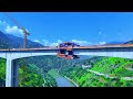 Amazing Niulanjiang Bridge Construction!