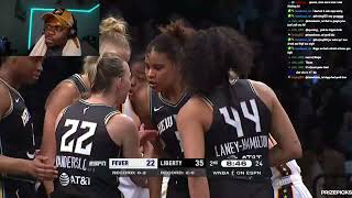 JuJuReacts To Indiana Fever vs NY Liberty | WNBA | Full Game Highlights