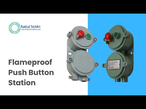 Flameproof Push Button Station  #RadicalTechArt #automation  #industrial   #flameproof 