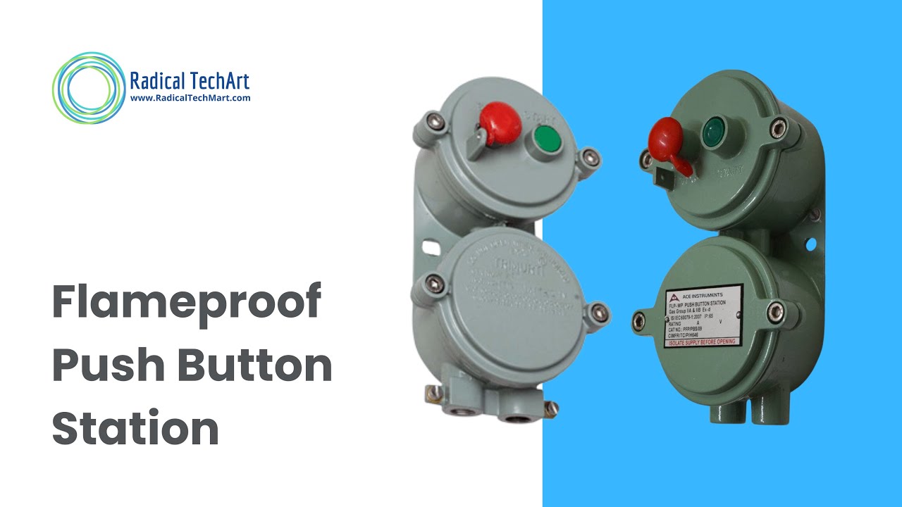 Flameproof Push Button Station 