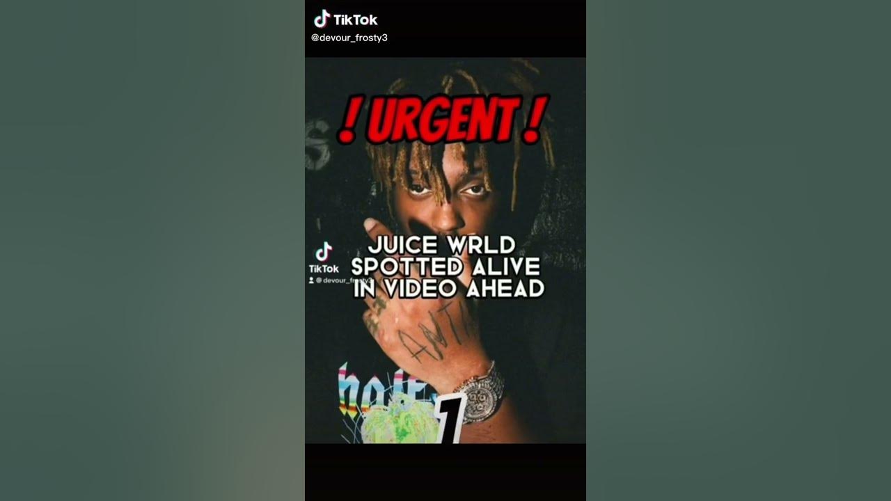 Juice Wrld Spotted Alive!!! YouTube