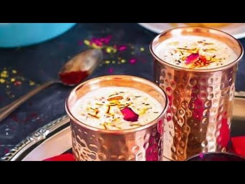 गर्मियों के लिये पारंपरिक ठंडाई । Thandai recipe ।  Traditional Thandai | Sardai Recipe | Food Kitchen Lab