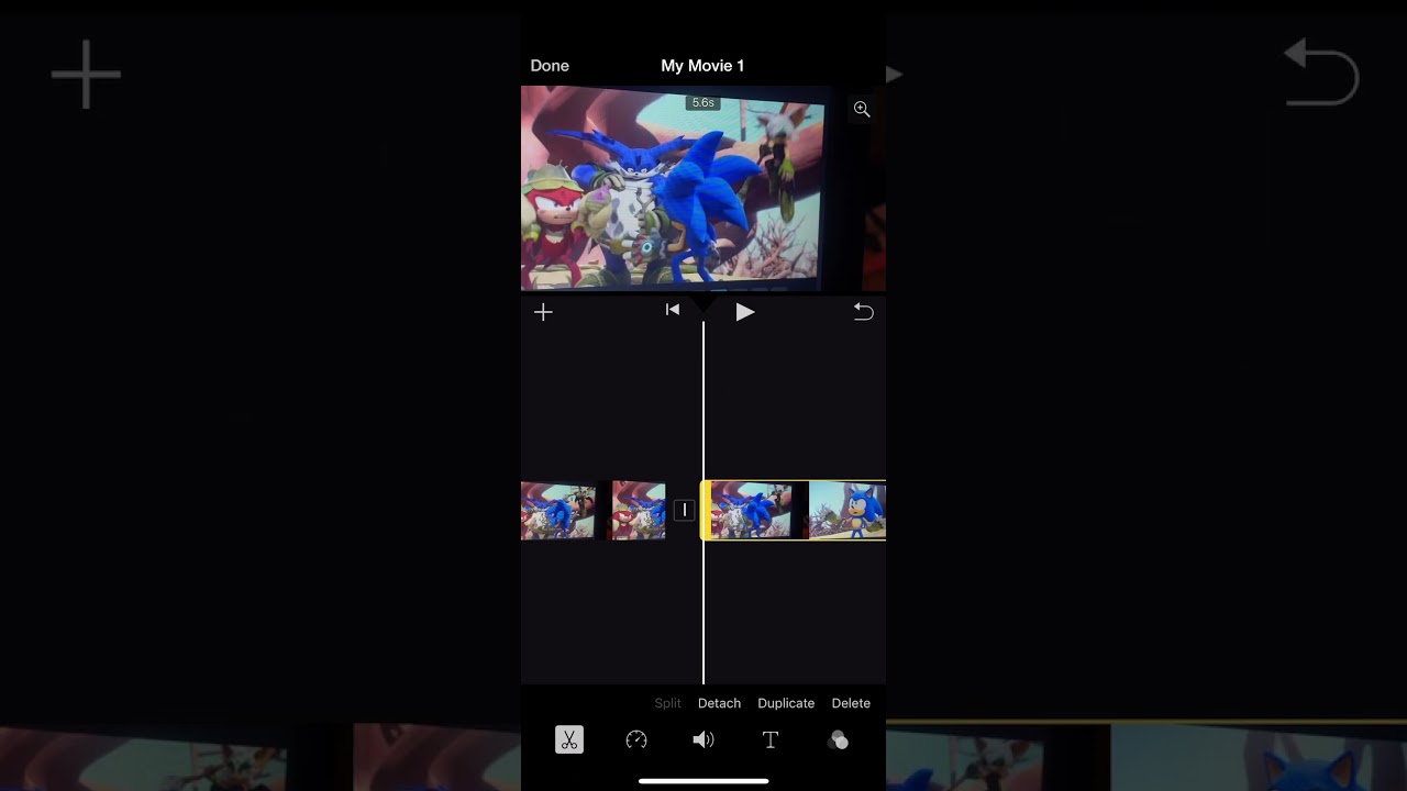 iMovie App tutorial: Movie 🍿: how to split videos