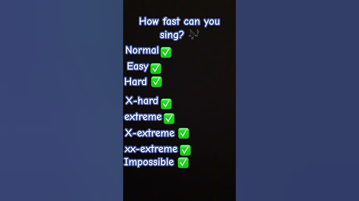 How fast can you sing part 2 #sing