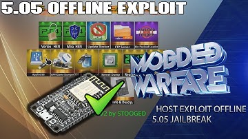 Hosting 5.05 Exploit Offline Using ESP8266 (PS4 Jailbreak)