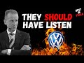 Herbert Diess warned them, but they fired him &amp; now VW is to fire 20,000 employees!