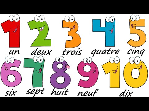 French Lesson 17 - NUMBERS 1-10 - Learn French - The French Minute