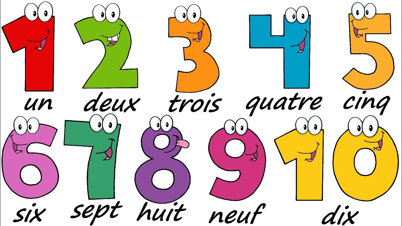 French Lesson 17 - NUMBERS 1-10 - Learn French - The French Minute ...