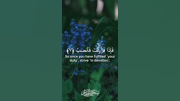 سورة الشّرح - بصوت الشيخ المُقرِئ الجامع يحيى الحفّار.