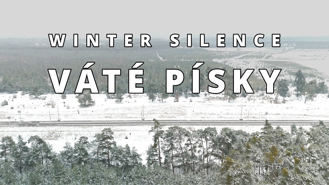 Calm Winter Landscape in Czechia — Váté písky & Morava River 4K Drone | Winter Silence