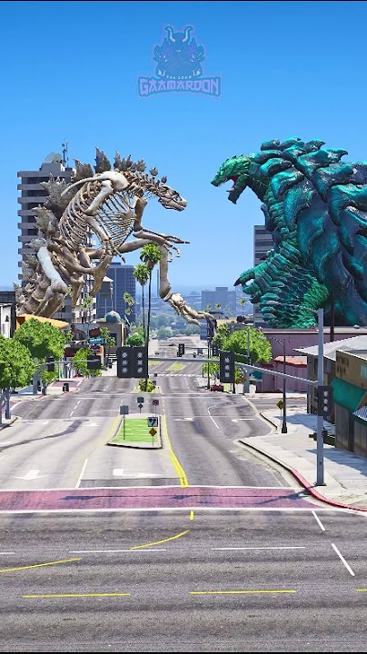 Gamera vs Skeleton Godzilla - The New Rematch