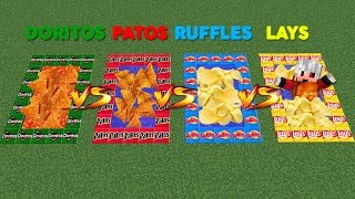 Doritos Vs Patos Vs Ruffles Vs Lays Havuz Şans Bloklari - Minecraft