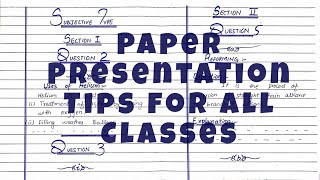 Paper presentation tips  for students