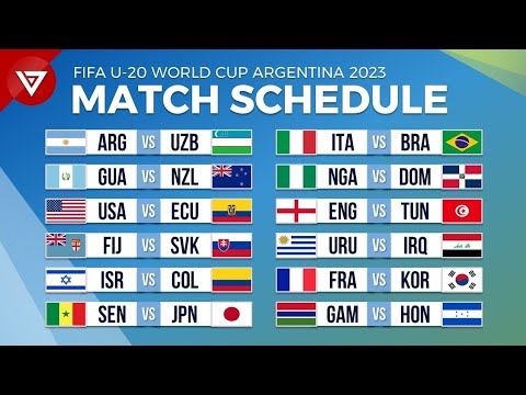 FIFA World Cup 2023, Schedule