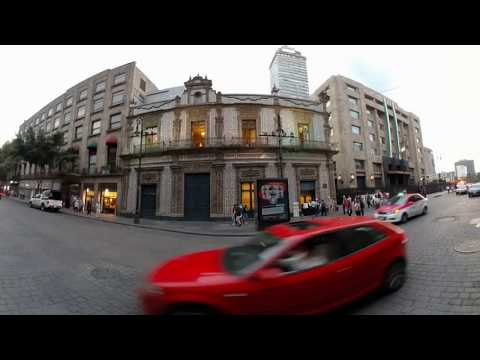 CALLE MADERO en video 360 grados Ciudad de México  CDMX