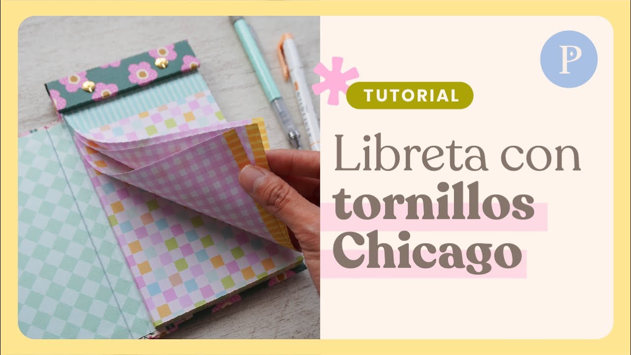 Haz una libreta profesional con Tornillos Chicago ✂️📚 | Encuadernación paso a paso ✨