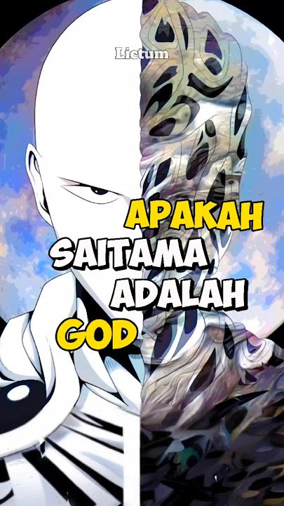 Ketika Tubuh saitama dirasuki oleh GOD‼️ #onepunchman #saitama #anime