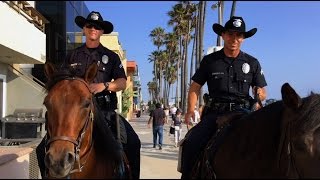 Venice Beach Supports the LAPD Mounted Unit