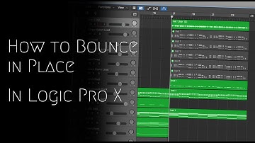 How to Bounce in Place in Logic Pro X | Tutorial