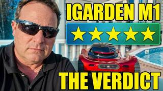 I Tested the AI Pool Robot Everyone Is Talking About!  - The iGarden M1 AI Series